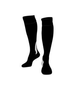 BRENT U Plain Socks Black