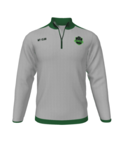 BRENT U WHITE 1/4 ZIP TOP STAFF