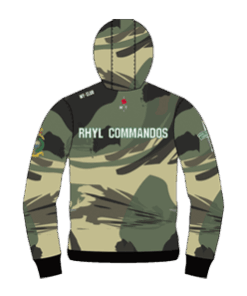 Alternative view of Rhyl Commandos Hoody