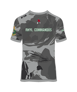 Alternative view of Rhyl Commandos Training Football Shirt